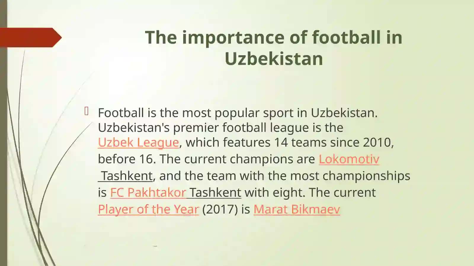 Popular sport in my country 4