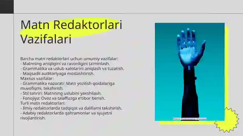 Zamonaviy matn redaktorlari 4