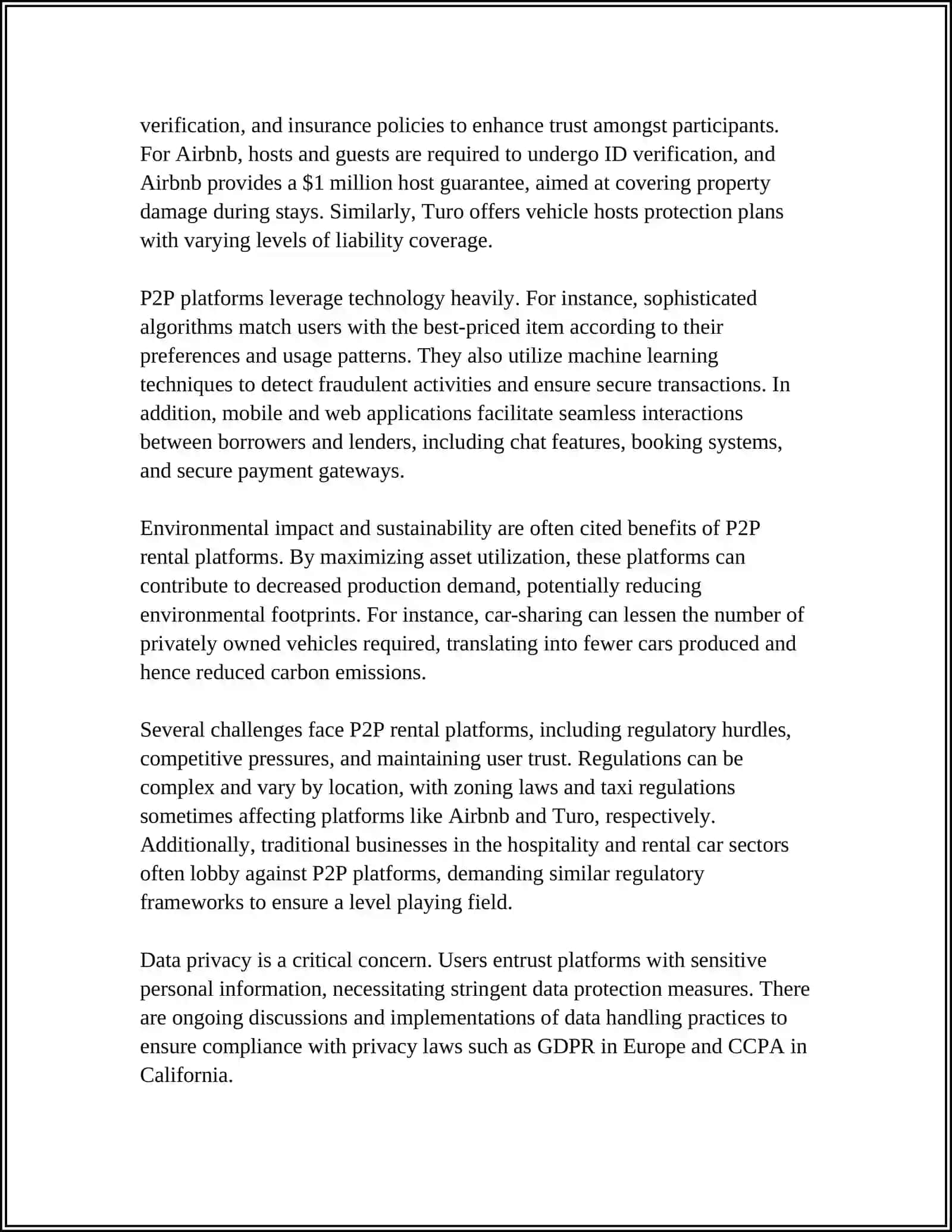 INNOVATIVE BUSINESS MODELS IN THE SHARING ECONOMY 4