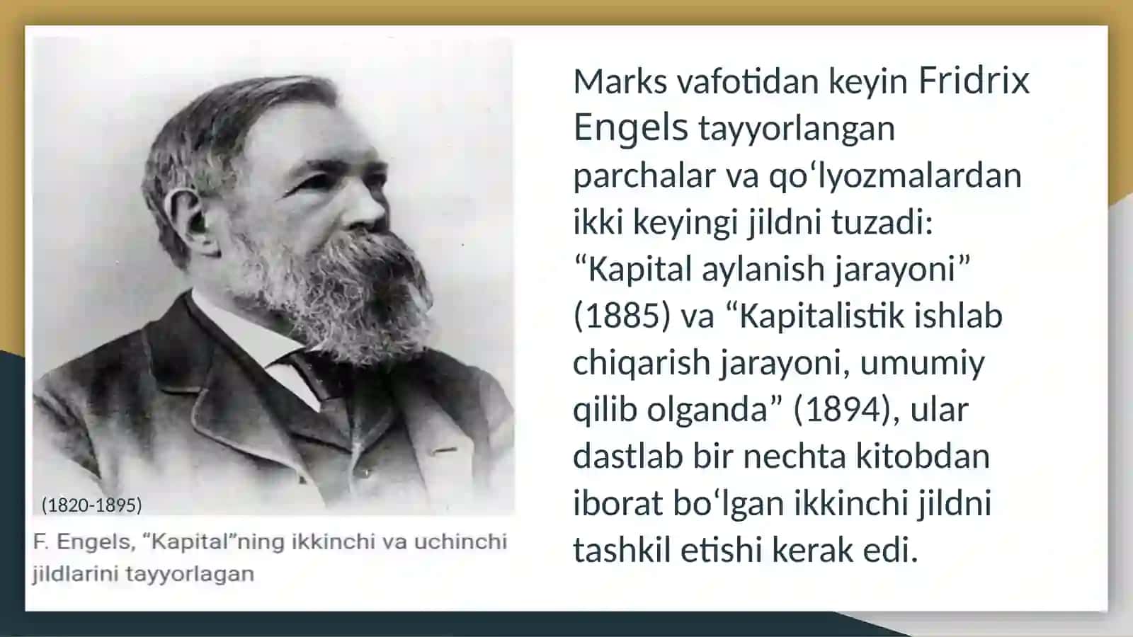 Karl Marksning“Kapital”asari 4