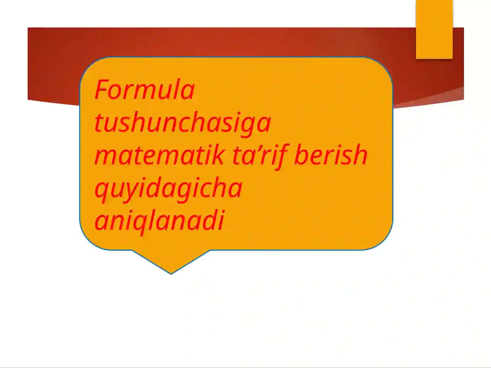 Formulatushunchasi 4