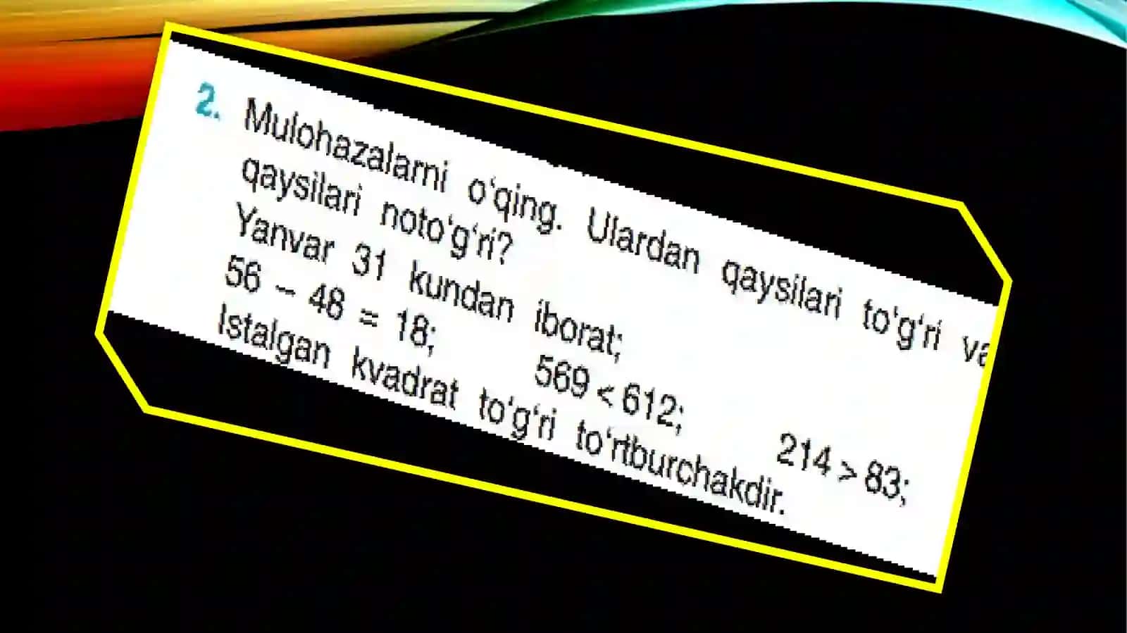 Mulohazalar 4