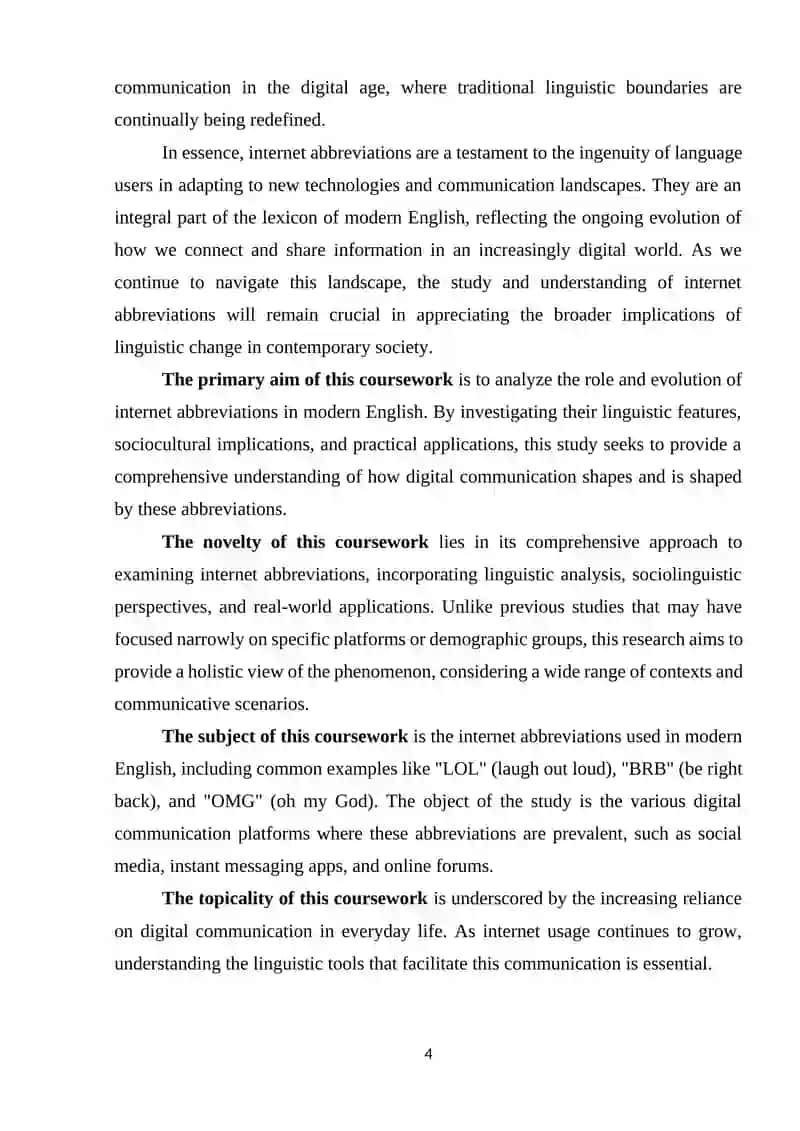 ABBREVIATION IN MODERN ENGLISH (INTERNET ABBREVIATIONS) 4