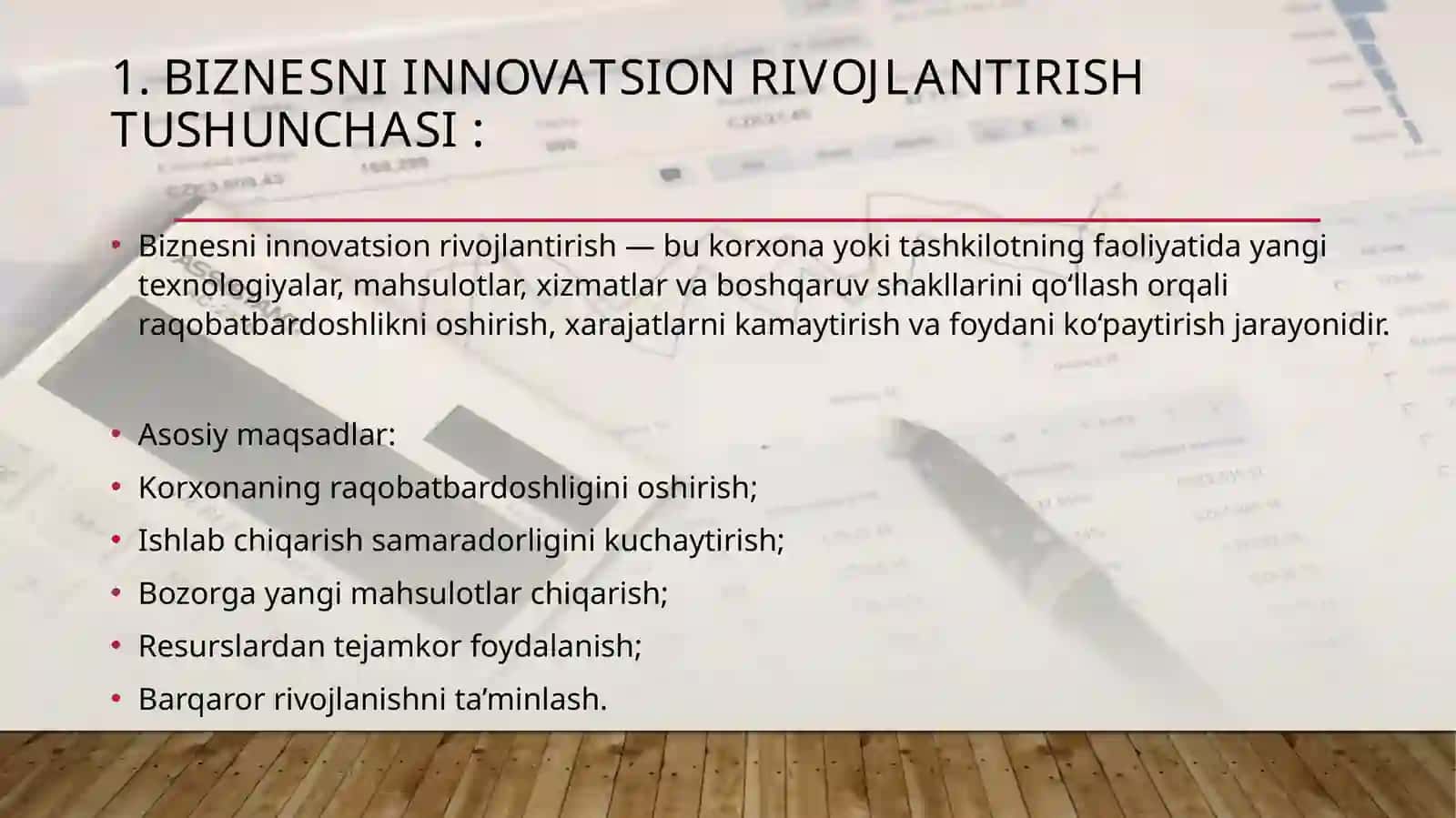 BIZNESNI INNOVATSION RIVOJLANTIRISHVA INVESTITSIYALASHNING NAZARIY ASOSLARI 4