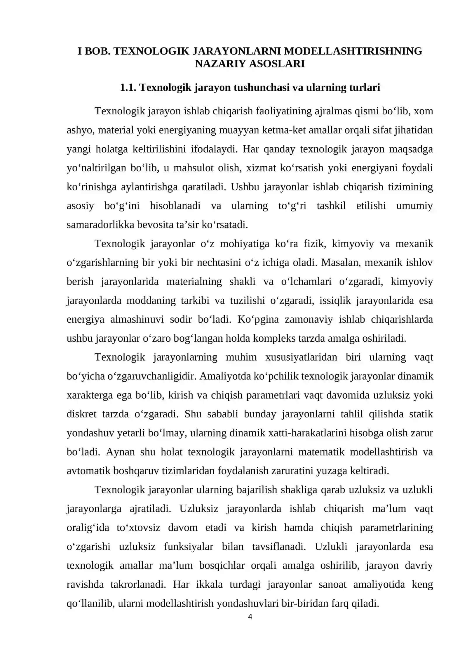 BMI Matlabda texnologik jarayonlarni modellashtirish 4