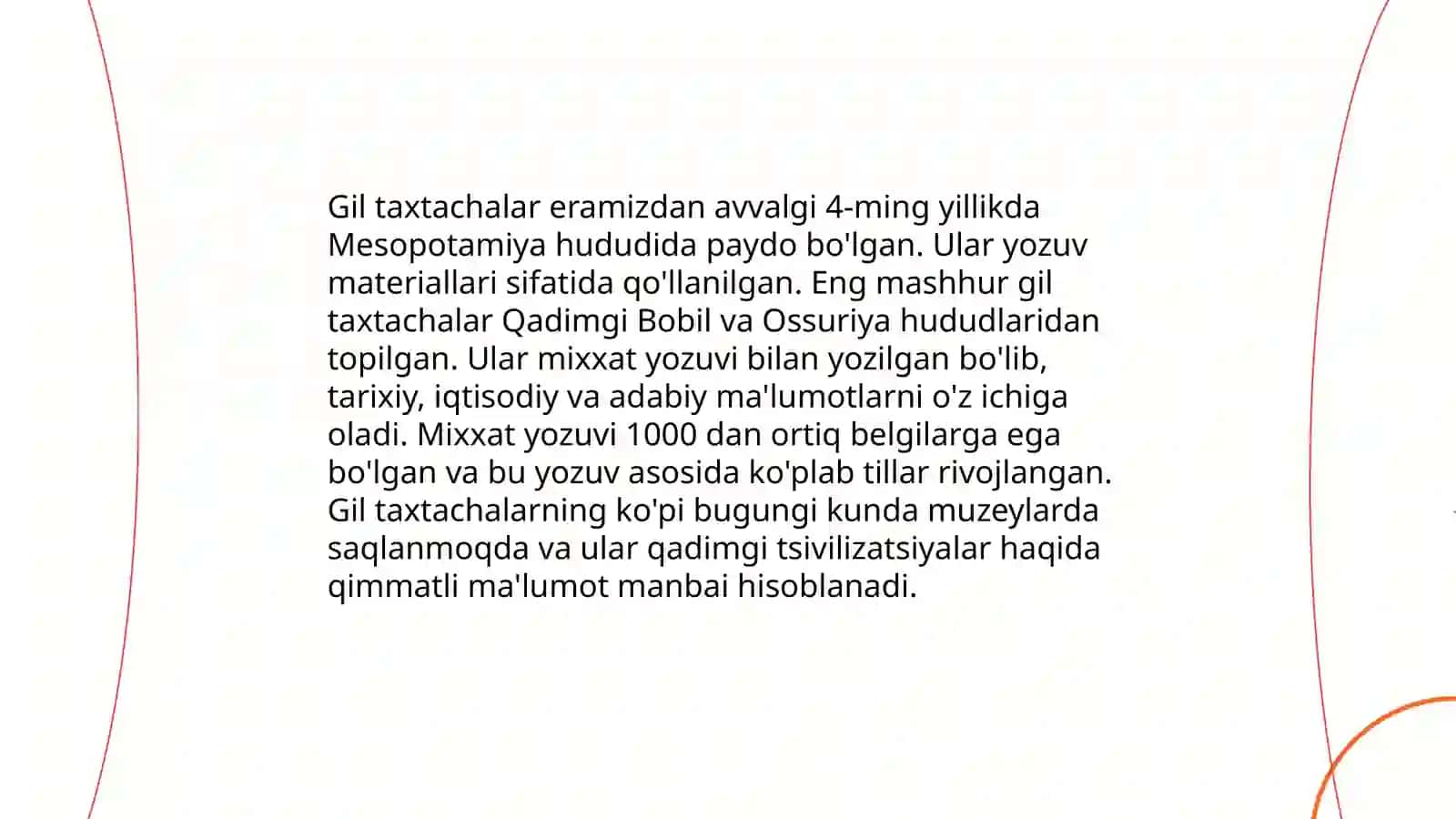 Qadimgi mesapatamiya yazma malumotlari 4