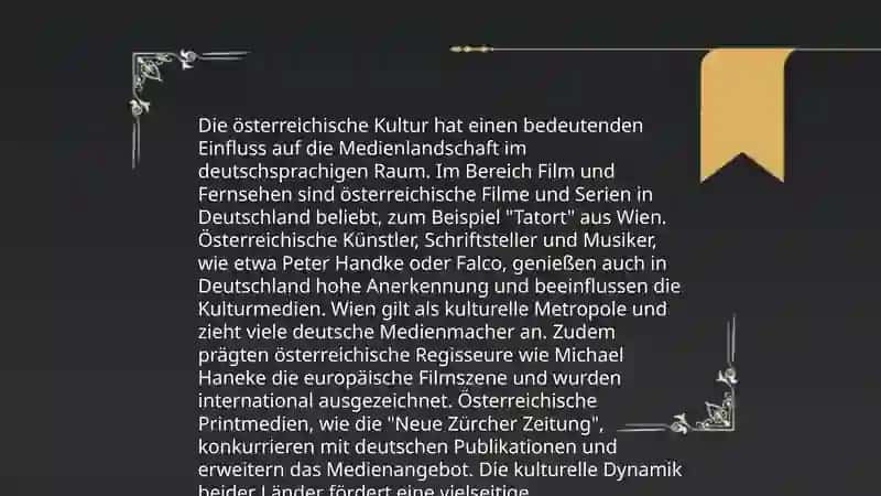 Massenmedien Kultur und Kunst von Österreich 4