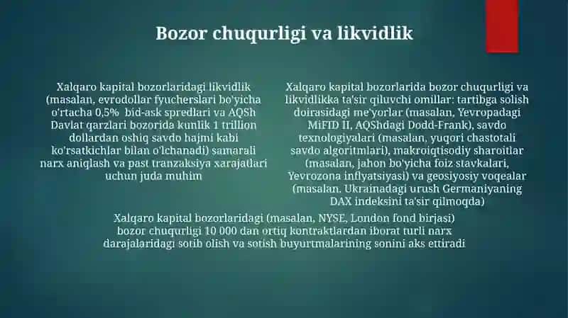 Xalqaro fond bozorlari 4