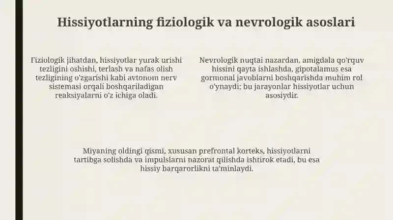 Shaxsiy hissiyotlar 4