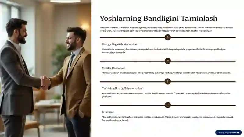 Yoshlarni qo'llab-quvvatlash: Keng ko'lamli islohotlar 4