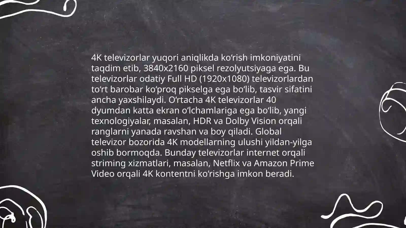 4K tasvirlash texnologiyasi 4
