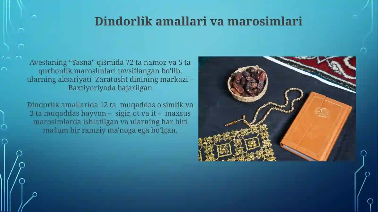 Avesto madaniyatiga ta'siri 4
