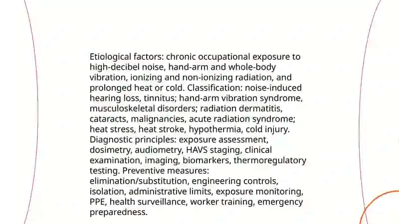 Etiological Factors of Occupational Diseases 4