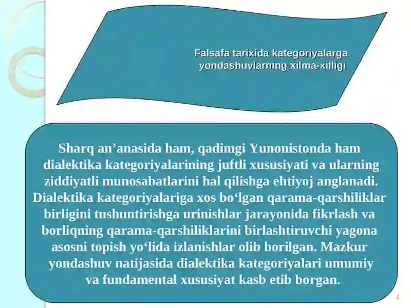 Diolektika rivojlanish haqidagi ta’limot 4