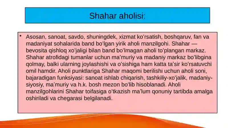Oʻzbekistonning o’rta shaharlari 4