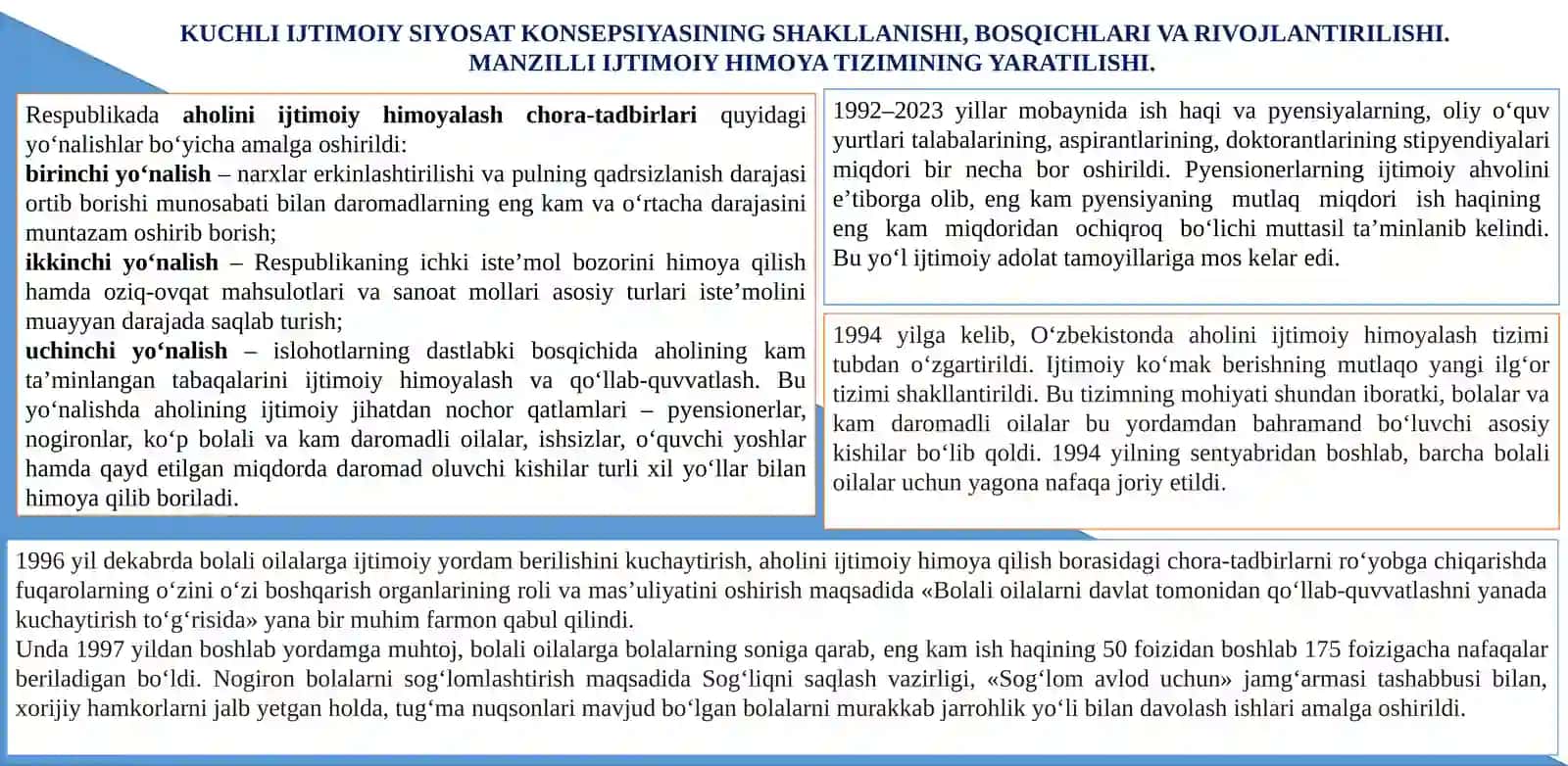 O‘zbekiston Respublikasidagi Ijtimoiy O‘zgarishlar 4