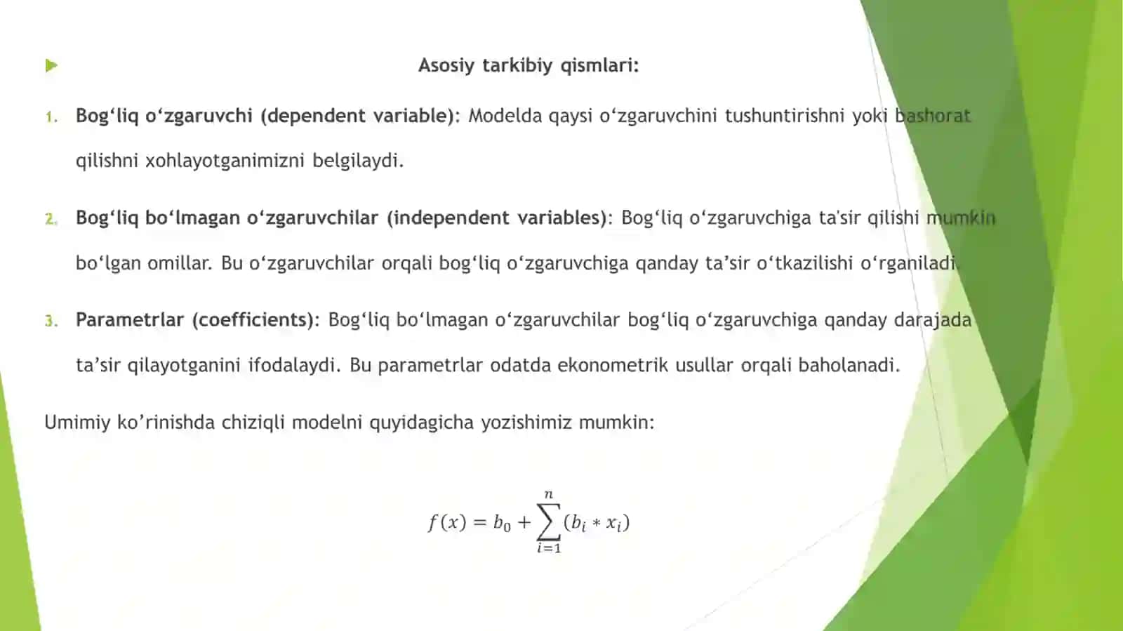 Ekonometrik modellarning axborot ta’minoti 4
