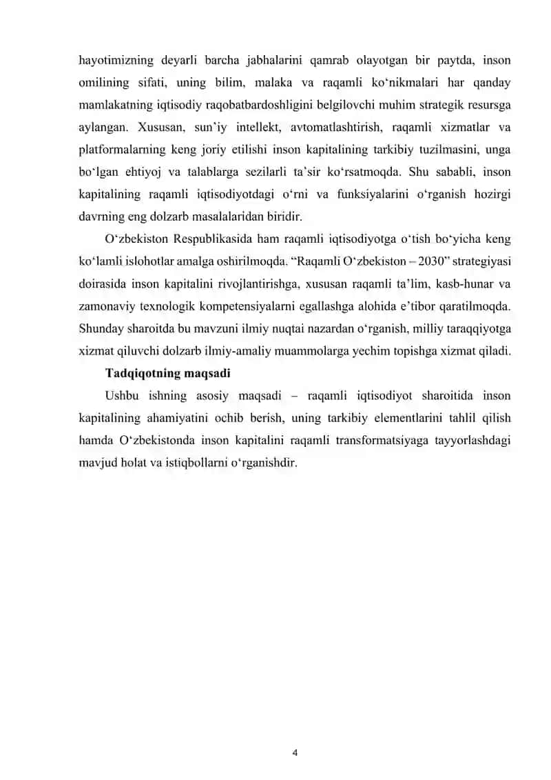 Inson kapitalining raqamli iqtisodiyotdagi o'rni 4