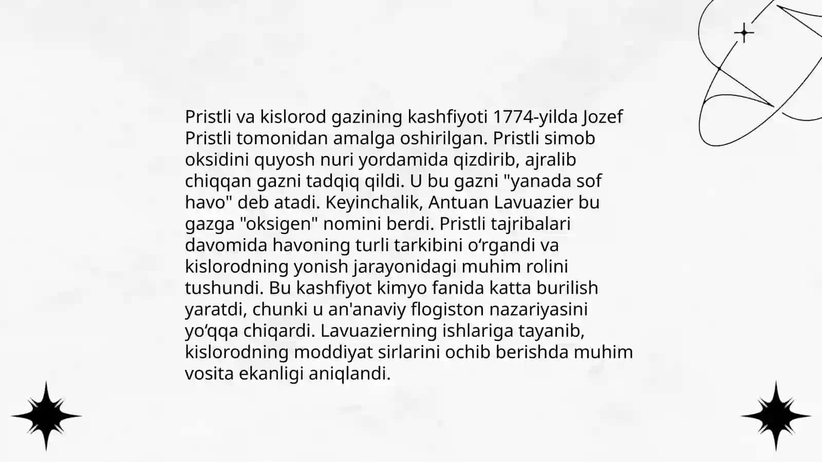 Kavendish,Pristli,va Sheele kashfiyotlari 4