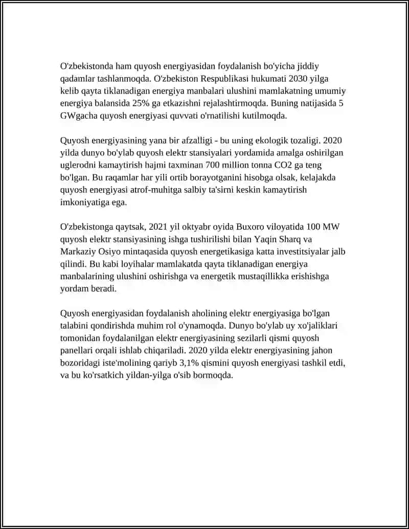 NOAN’ANAVIY TIKLANUVCHAN ENERGIYA MANBALARI 4