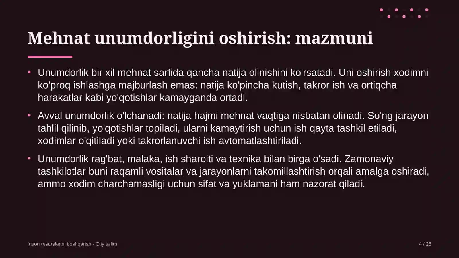 Madaniy meros obyektlarida mehnat unumdorligini oshirish 4