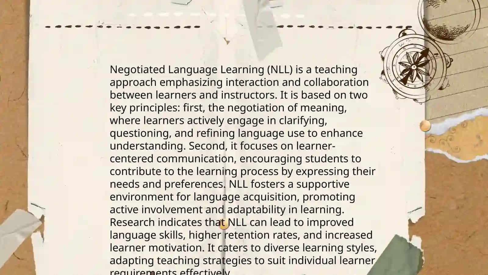 Experiential and nogotiated language learning presentation 4