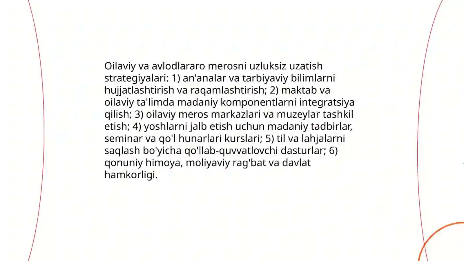 Globolization sharoitida milliy urf-odatlar, qadriyatlar va an'analarni saqlash yo'nalishlari 4