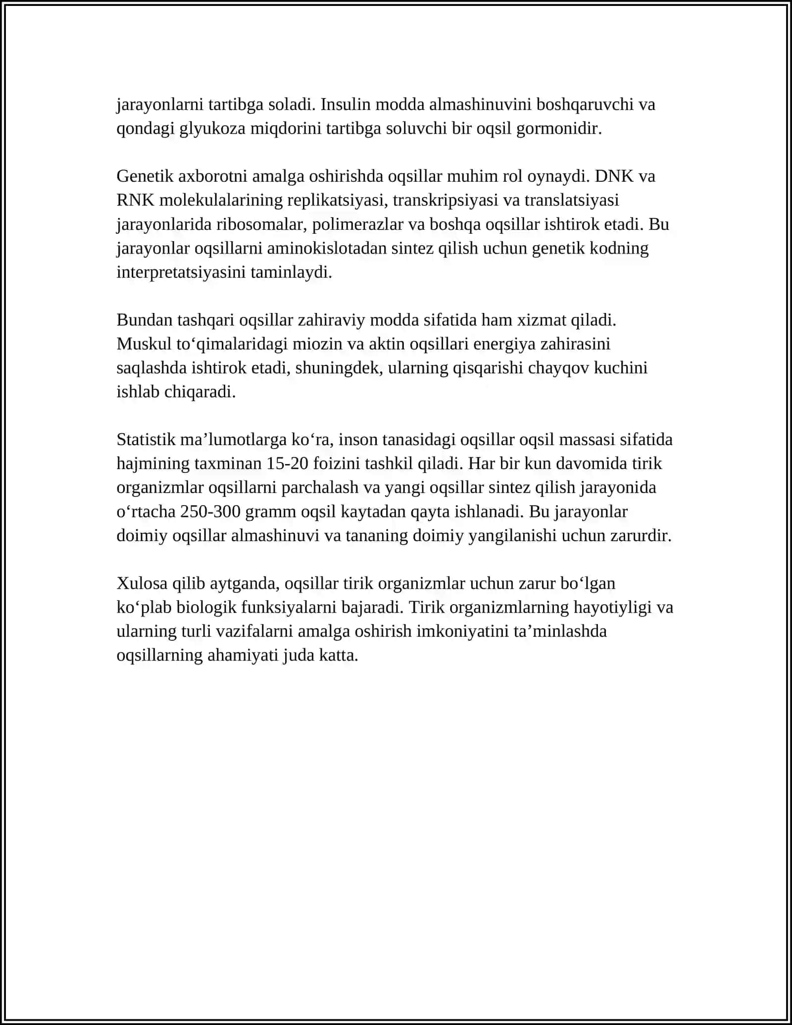 Oqsillar 4