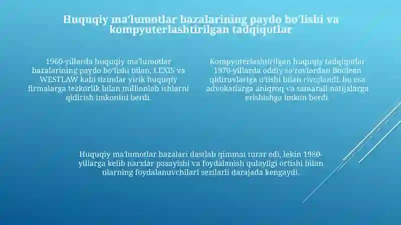 Legal techning tarixiy kelib chiqishi 4