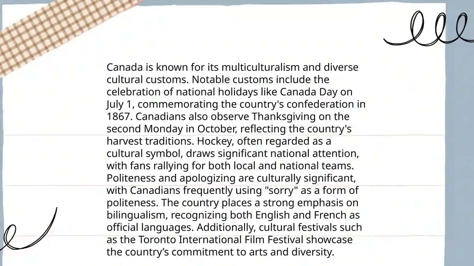 Canada bayramlari va bayramlari 4