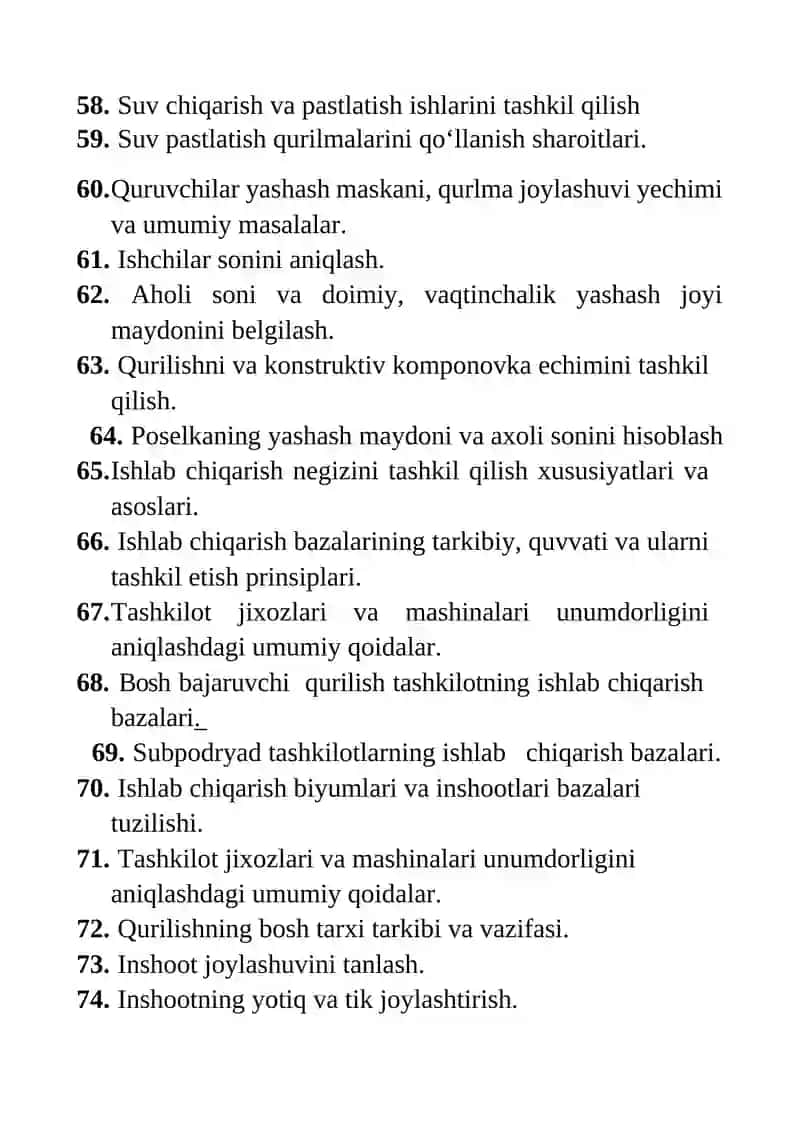 Gidrotexnika qurilishini tashkil etish va rejalashtirish 4