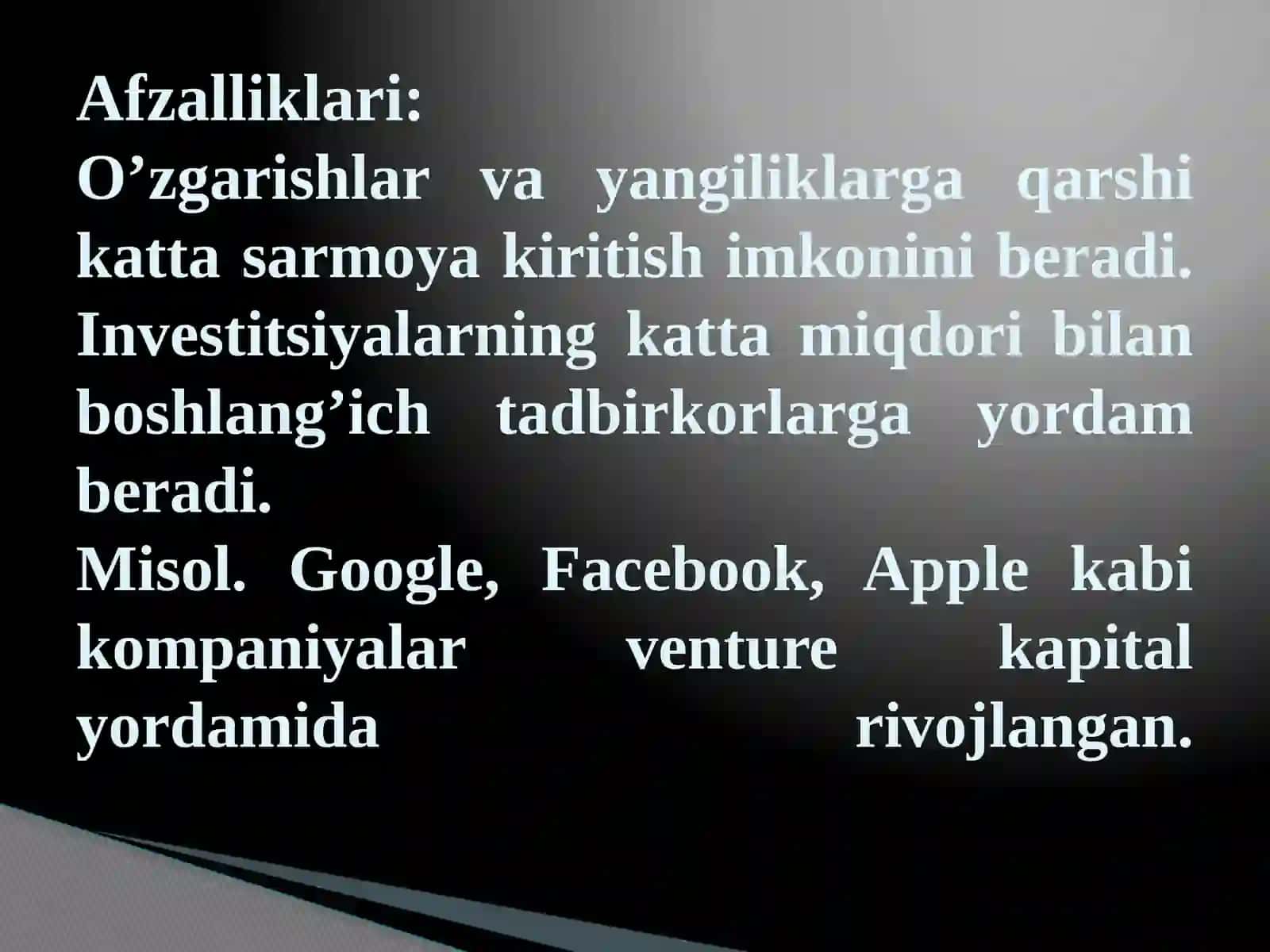 Innovatsiyalarni moliyalashtirish 4