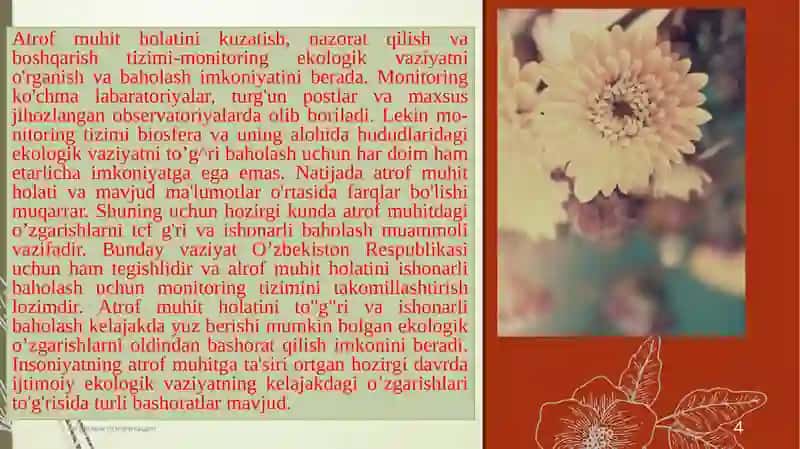 MUTAXASISLIK FANLARNIO‘QITISH METODIKASI 4