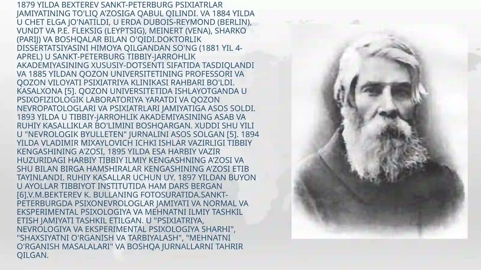 Vladimir Mixaylovich Bekxterev 4
