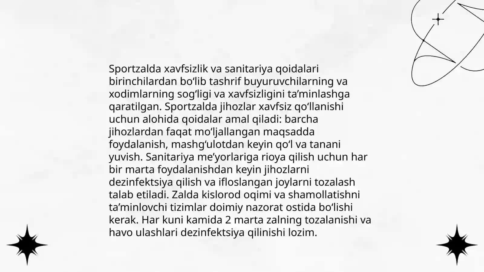 SPORTZAL BOSHQARISH TIZIMINI YARATISH 4