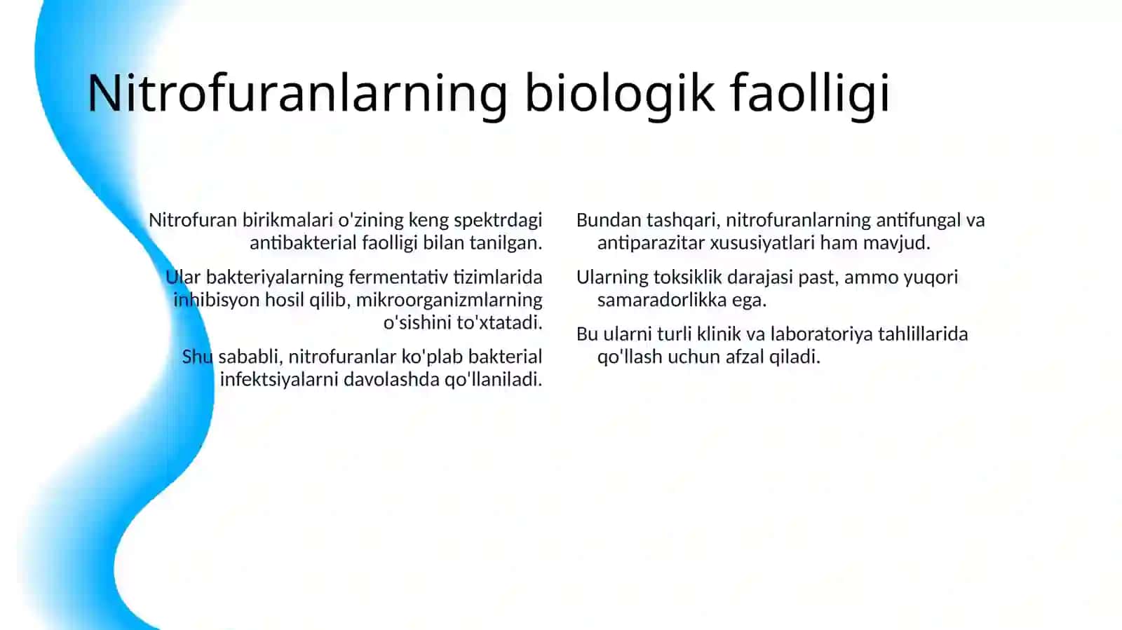 SPEKTROFOTOMETRIYA USULINING NITROFURAN HOSILALARI TAHLILI 4
