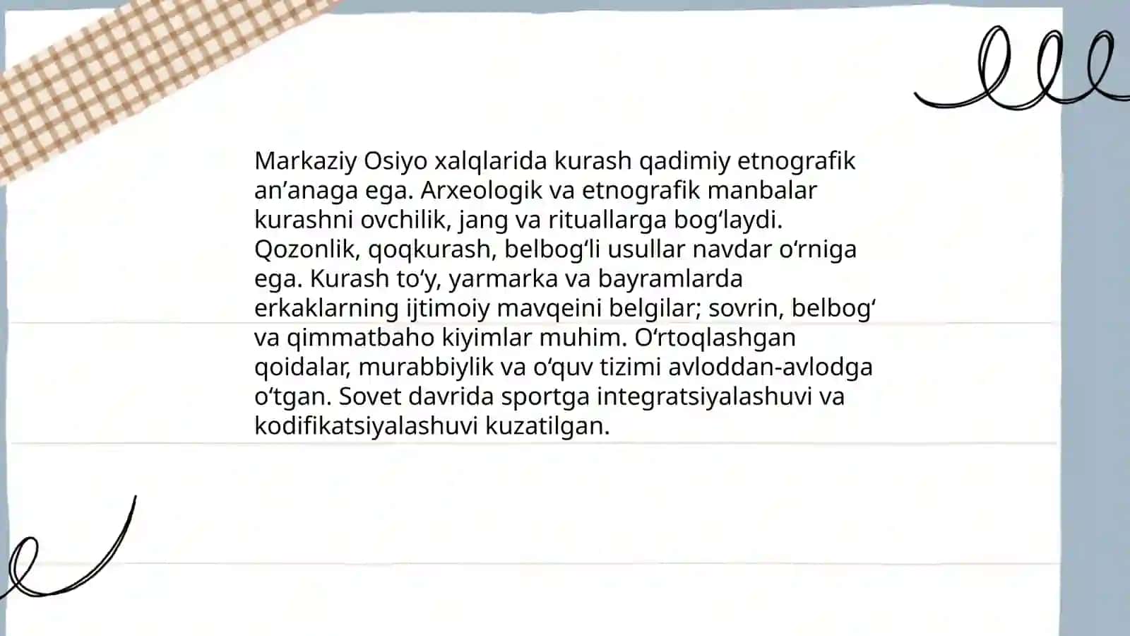 Kurashning kelib chiqishi va rivojlanishi tarixi 4