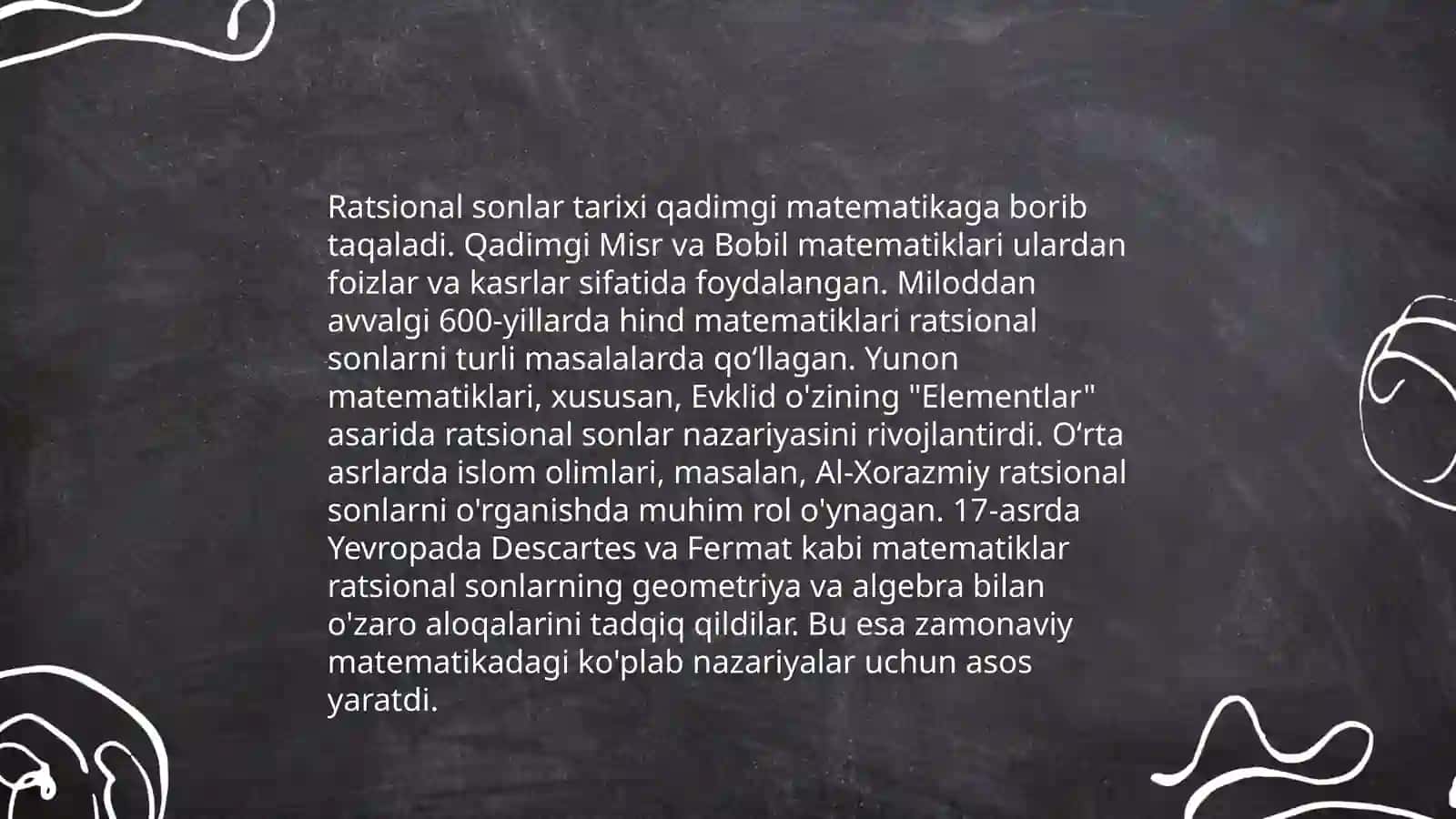 Ratsional sonlar 4