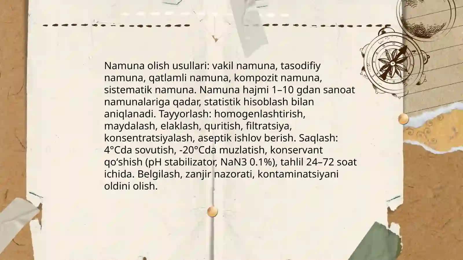 Sifat ko'rsatkichlarini aniqlash usullari 4