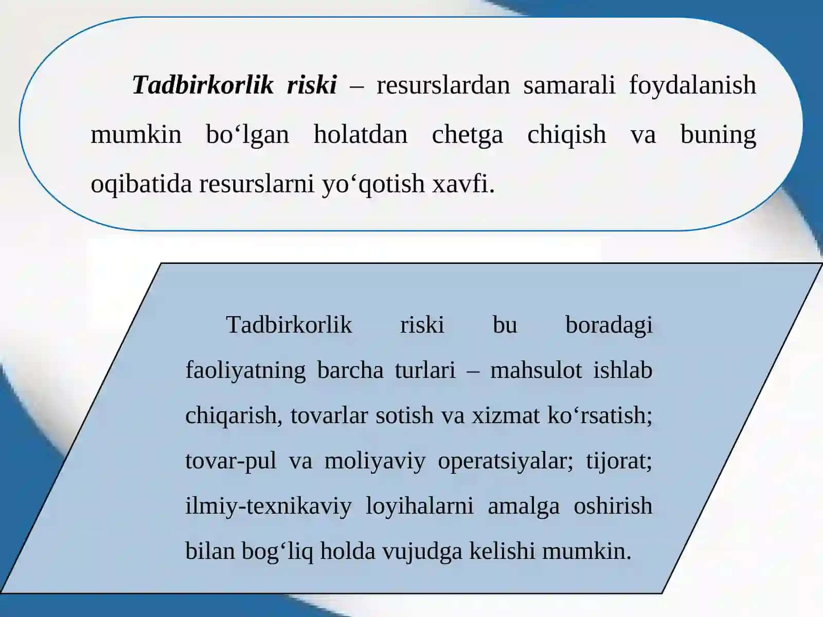 Tadbirkorlik faoliyatidagi shartnomalarning turlari 4