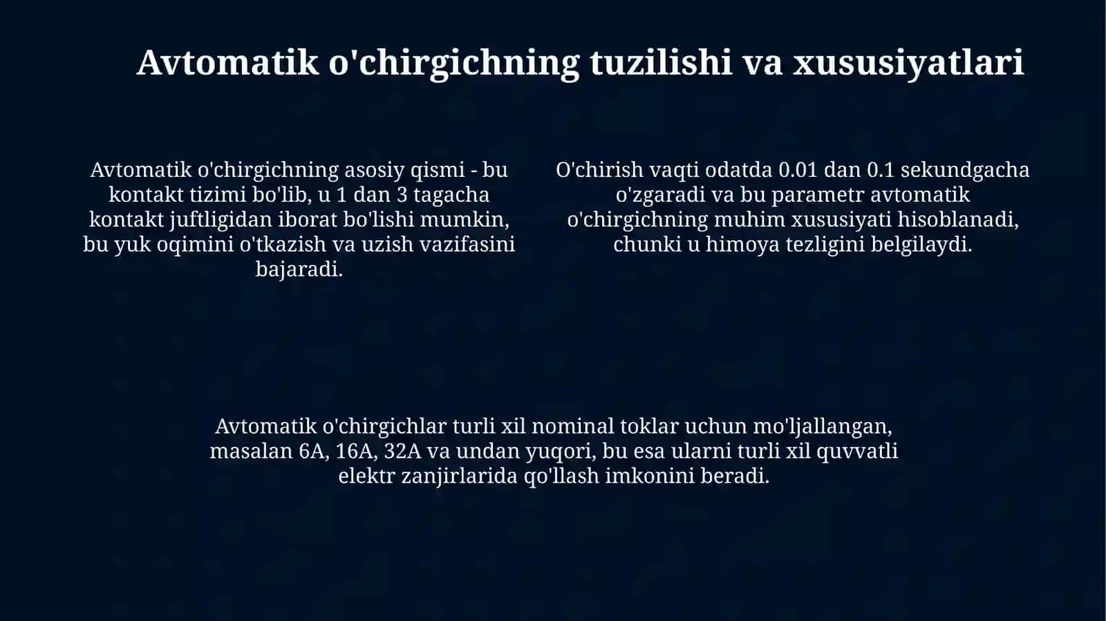 Avtomatoʻchirgichlar ishlash prinsiplari 4