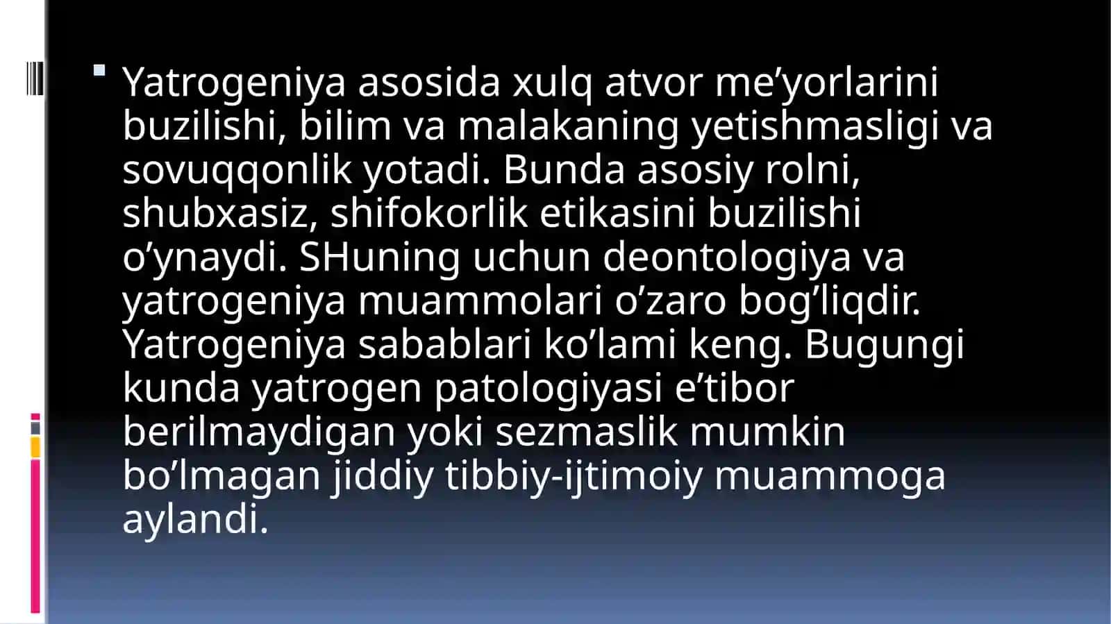 HOZIRGI ZAMON TIBBIYOTIDA YATROGENIYA MUAMMOLARI 4