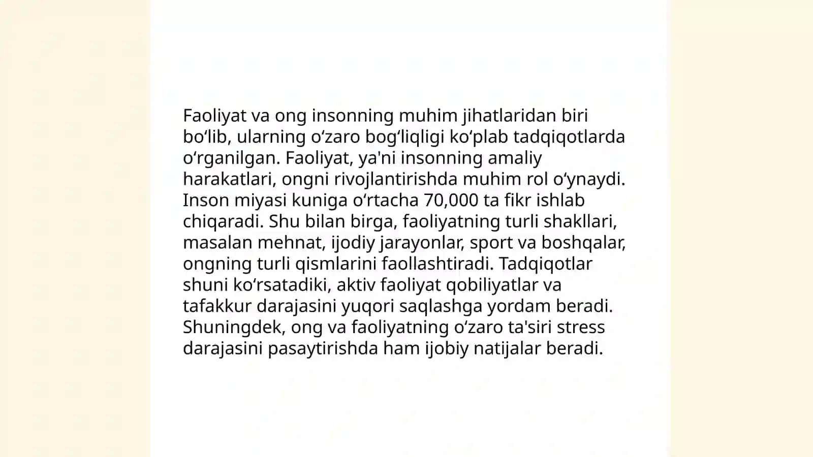 Faoliyatning psixologik tahlili 4
