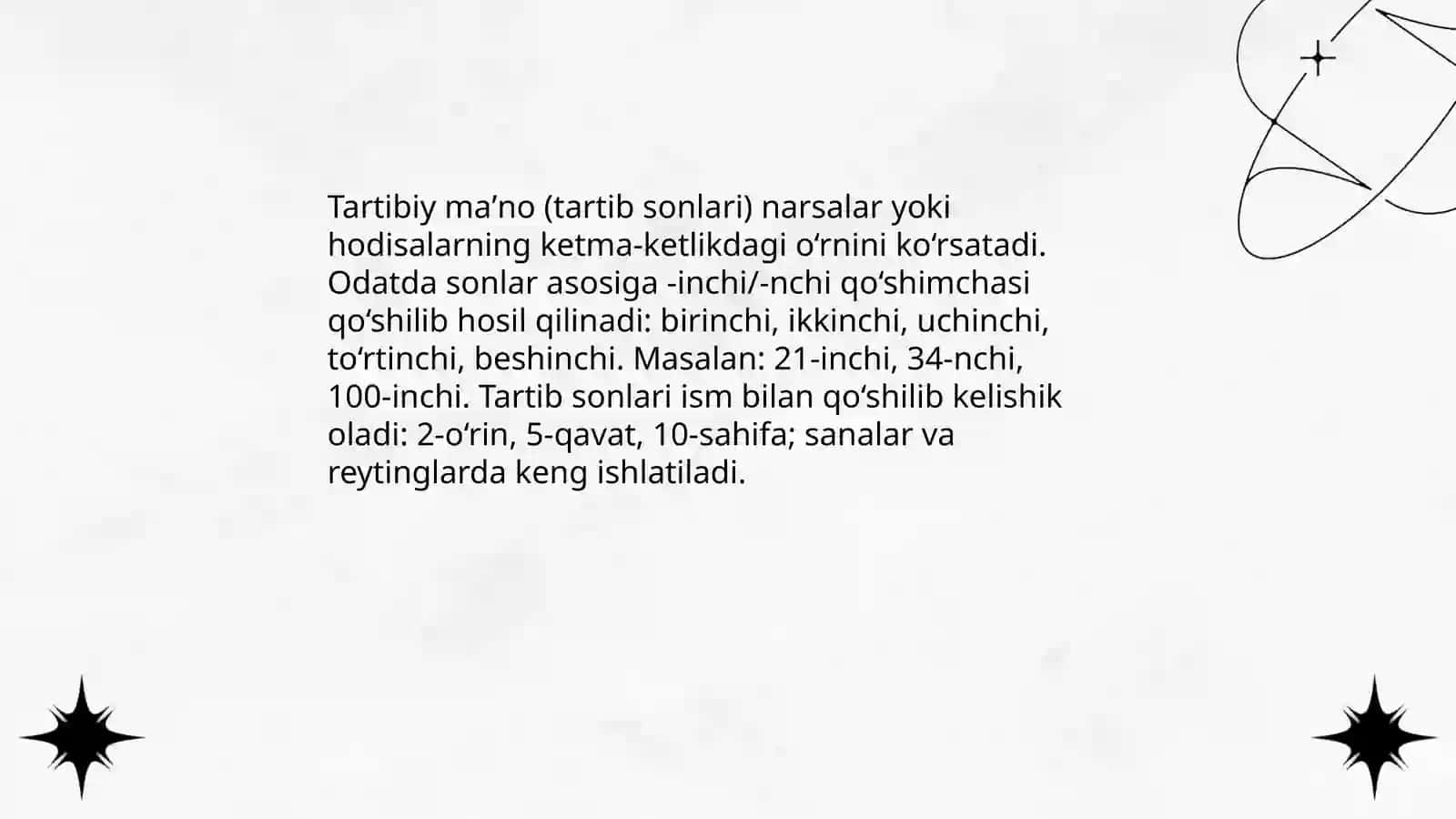 Sonning maʼno turlari 4