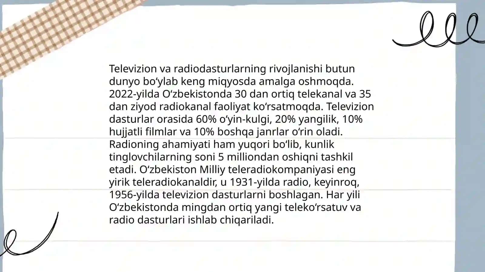 Ommaviy axborot vositalari (OAV) 4