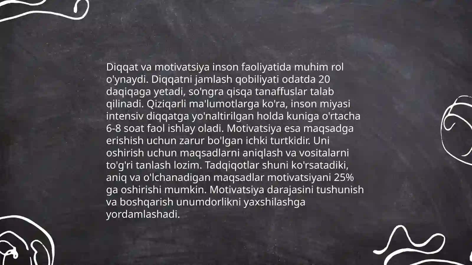 Diqqatni oshirish usullari 4
