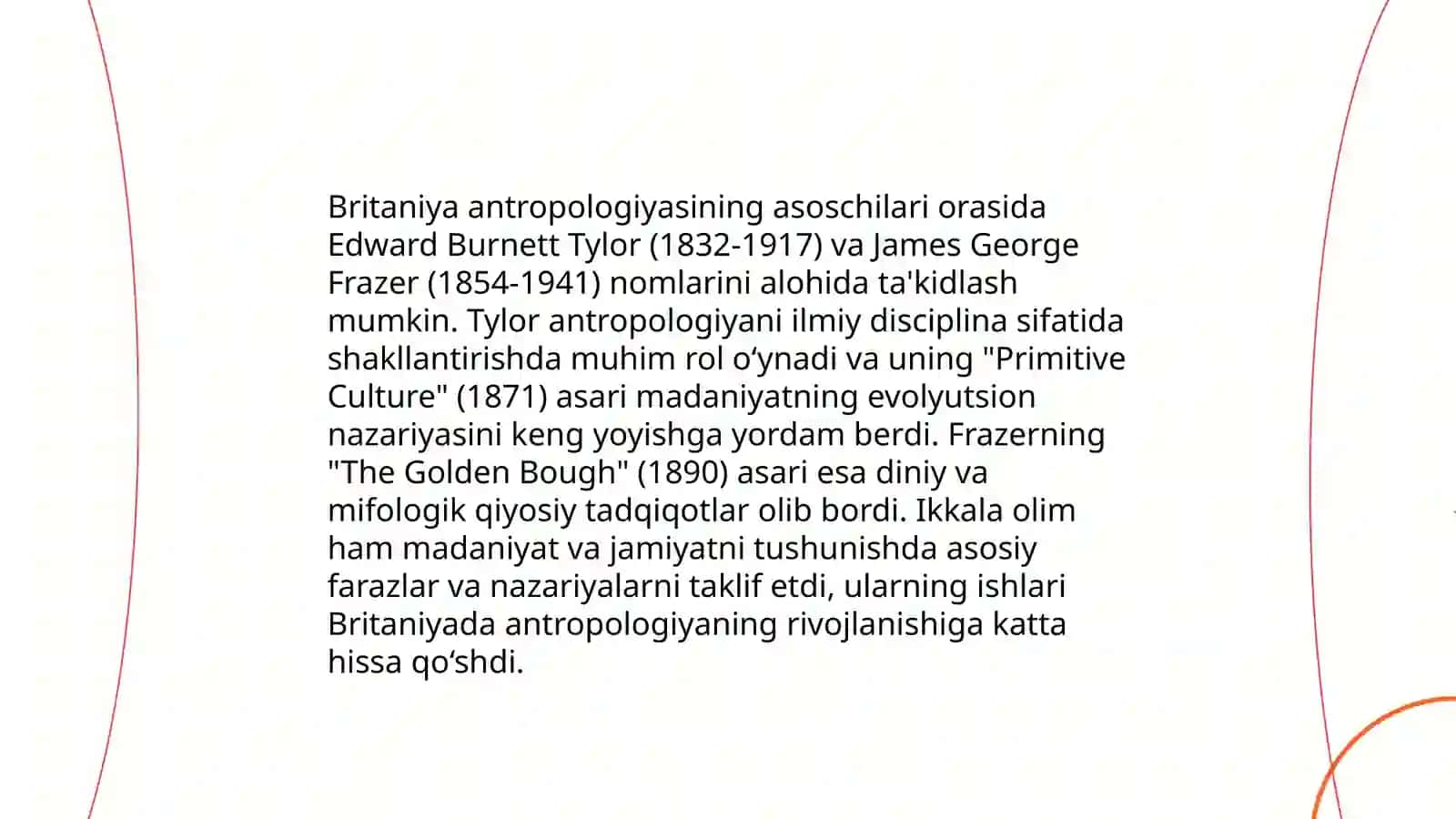 Buyuk Britaniyada antrapologiyani rivojlanishi 4