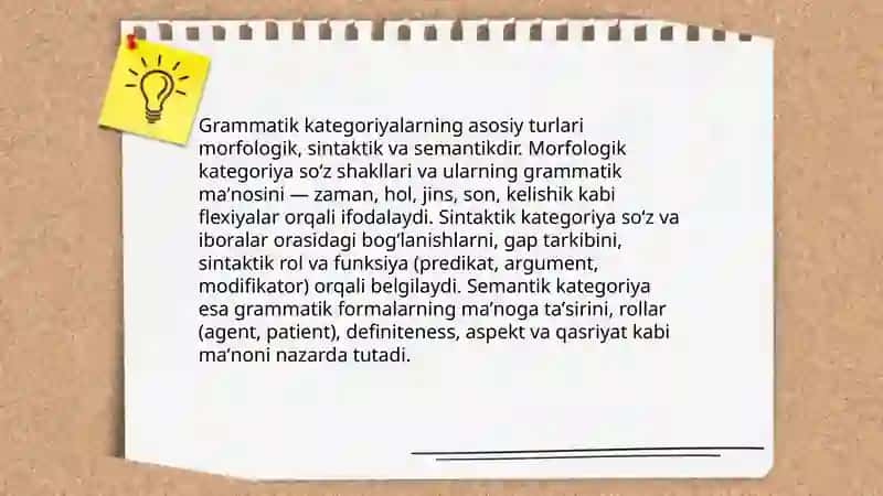 Grammatik kategoriya haqida umumiy ma’lumot 4