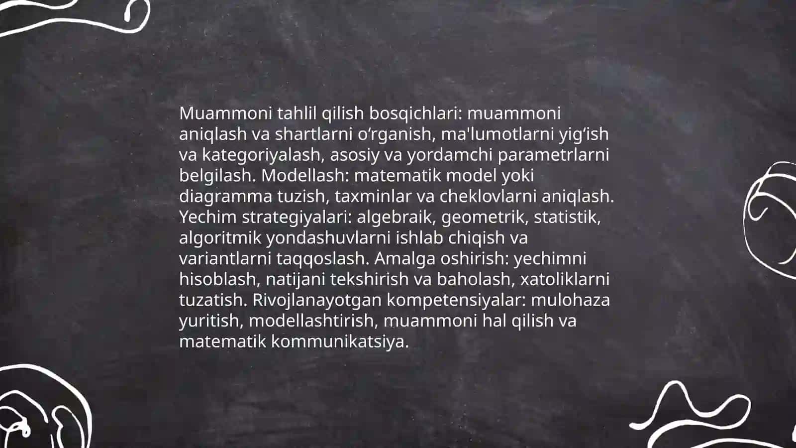 Matematikafanidano'quvchilarda mulohaza yuritish 4