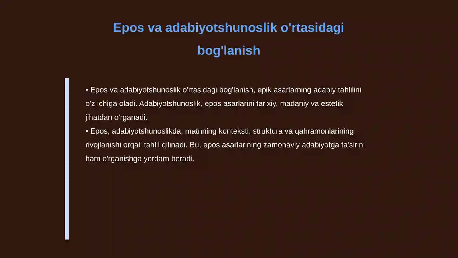 Epos nazariyasi 4